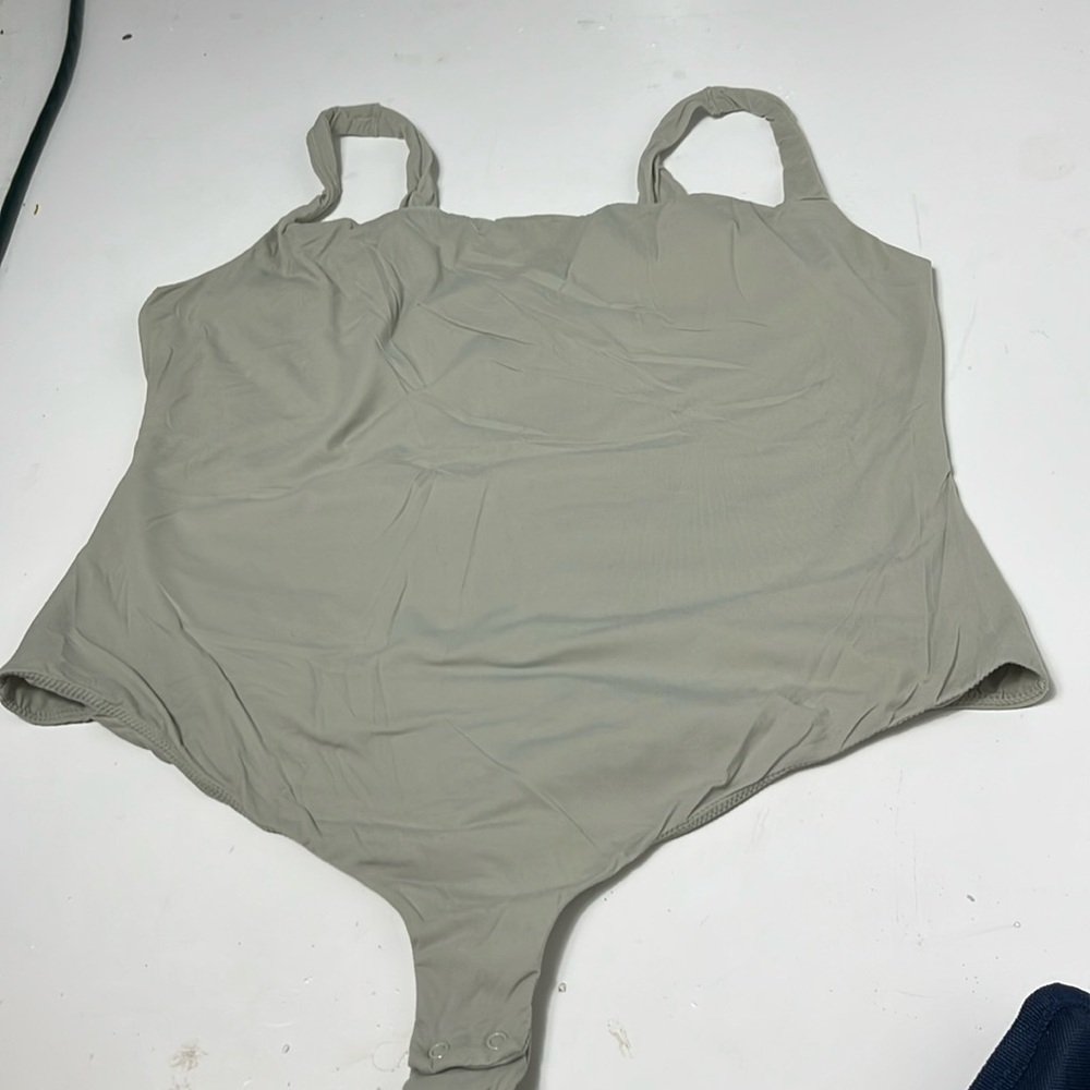 Everyday Comfort Women’s One-Piece Bodysuit in Light Taupe
